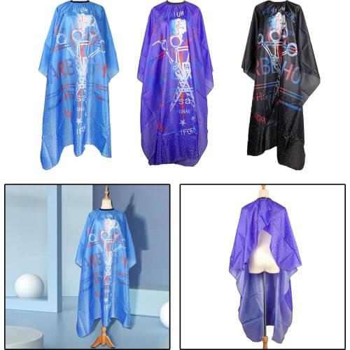 Professional Polyester Fabric Aprons, Barber Apron Cape for Salon Hairstylist - for Salon Cutting, Styling and Coloring