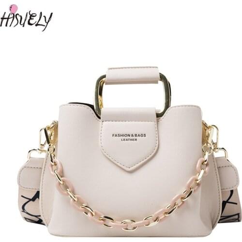 2021 Luxury Bucket bag Fashion women PU Leather handbag quality chain designer shoulder Messenger bag Casual Classic Womens bag