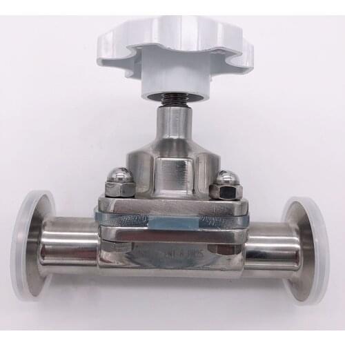 Sanitary Stainless steel 316 Diaphragm valve O.D 51mm Manual quick opening sanitary aseptic quick-release diaphragm valve