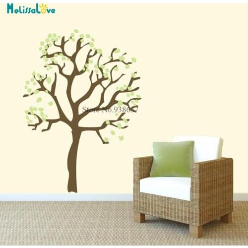 DIY Simple Tree and Branches Flowers Wall Sticker Nursery Trees Decal Removable Vinyl Wall Art Mural Stickers BB803