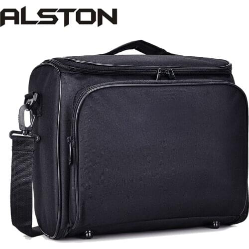 ALSTON Projector Storage Bag Support Most LED Projector Multi-function Black Bagand for M5 T26 Q9 M8S and so on