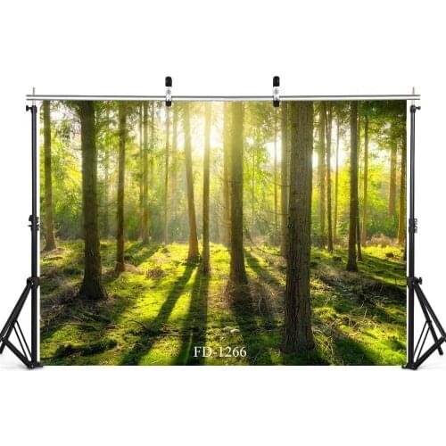Sunlight Woods Photography Backdrop for Photograph Accessories Child Baby Vinyl Cloth Computer Printed Background Photo Shoot