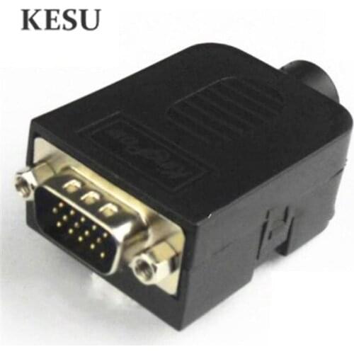 High Quality DB15 D-SUB VGA 15Pin 15-Pin Male and female Connector Terminal Breakout Board 3 Row screw/nut type