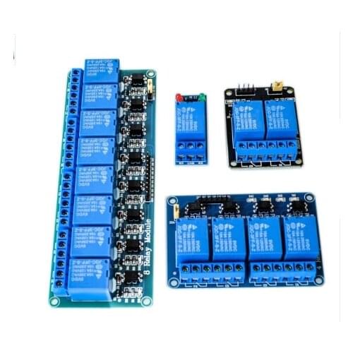1pcs 5v 1 2 4 6 8 channel relay module with optocoupler Relay Output 1 2 4 6 8 way relay module for arduino In stock