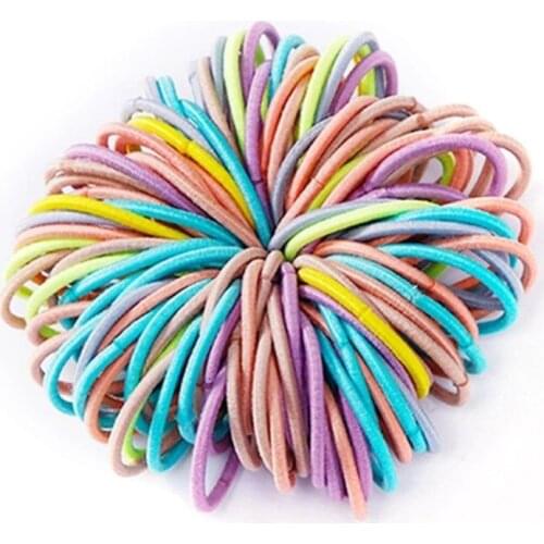 3 Cm Nylon Does Not Hurt Hair Color ChildrenS Rubber Band Girl Baby Hair Band Rubber Band Hair Rope Jewelry