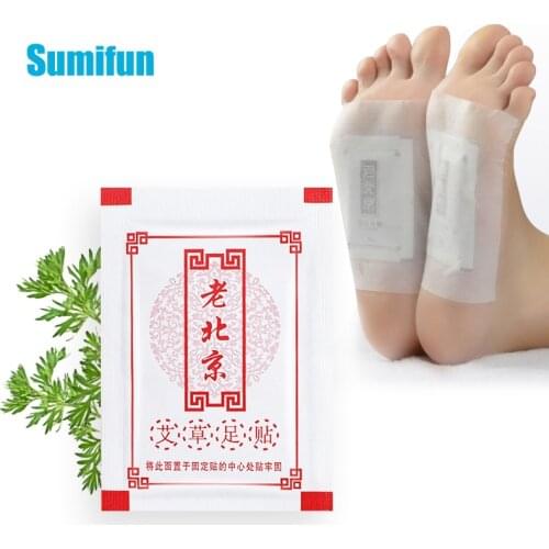 6pcs Foot Patch Herbal Extract Plaster Help Sleep Relief Fatigue Improve Resistance Body Detox Remove Toxin Essential Oil Pad