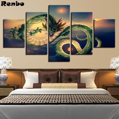 Full Square/round 5D DIY Diamond Painting"5 Piece Chinese dragon"Diamond Embroidery sale Cross Stitch kit Mosaic diamond mazayka