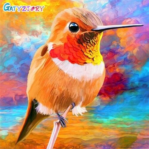GATYZTORY 5d Diamond Painting Full Drill Animal New Arrival Diamond Embroidery Eagle Squirrel Decorations For Home Art