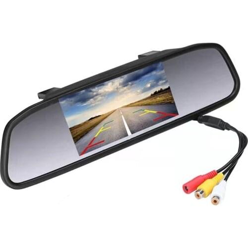 Car Monitor 4.3" Screen For mustang convertible 2010 Rear View Reverse Camera Display HD Digital Color 4.3 Inch Reversing