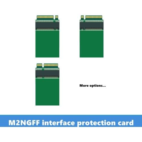 Free shipping M2NGFF interface protection card B E M G key network card SSD card golden finger protection card