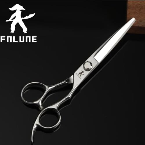 FnLune 6inch Professional Hair Salon Scissors Cut Barber Accessories Haircut Thinning Shear Scissors Hairdressing Tools Scissors