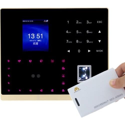 TCP/IP Smart Facial Recognize Time Attendance GM500 with 125Khz ID Card Biometric Fingerprint Time Clock