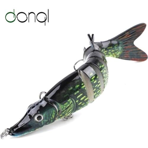 DONQL Wobbler Fishing Lures Artificial Segment Lure Jigging Sinking Swimbait 17g Jointed Crankbait Hard Fishing Bait Tools