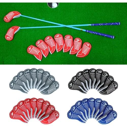 Golf Iron Headcover Set Club Head Cover Protection No. Tag Case Accessories