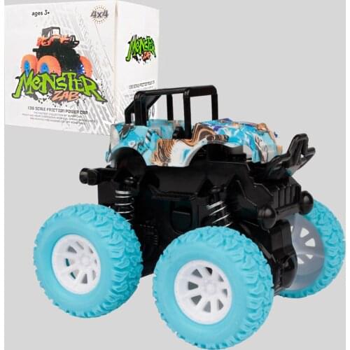 Mini Inertial Off-Road Vehicle Pullback Children Toy Car Plastic Friction Stunt Car Juguetes Carro kids toys for boys Boy Gift