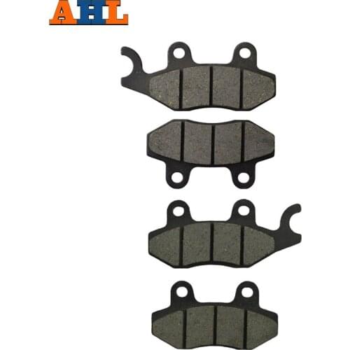 Motorcycle Front Brake Pads for KAWASAKI ATV KLF400 B1-B7 Bayou (4x4) 1993-1999 Black Brake Disc Pad