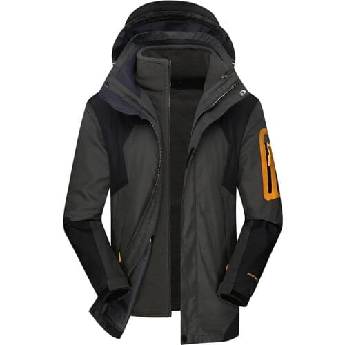 Men 2020 Winter Brand Warm Thick Waterproof Jacket Parkas Men Outwear Windproof Coats Polar Fleece Liner Outdoor Windbreaker Men