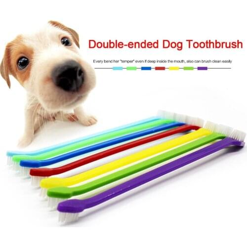 Soft Pet Tooth Finger Brush Dental Care For Pet Toothbrush Plastic Cat Toothbrushes Pet Accessories Dog Cat Cleaning Supplies