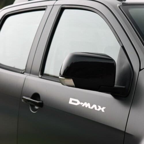 4 Pcs Window Vinyl Decals Car Styling Self Adhesive Emblem Car Stickers For Isuzu Dmax