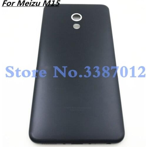 New Metal Battery Door Back Cover Housing Case 5.46" For Meizu M15 M15 Lite M871H With Power Volume Buttons