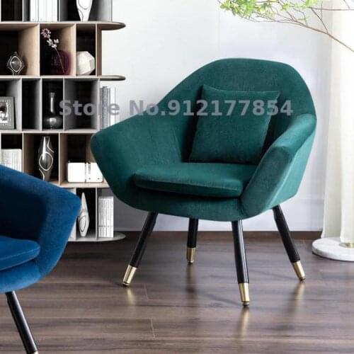 Nordic lazy single sofa small apartment simple modern living room bedroom mini balcony leisure small sofa chair