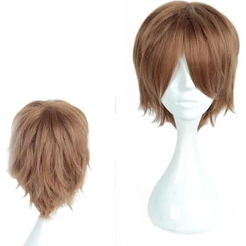 Movie Magic Potter Mens Ron Weasley Cosplay Wig Comic Ronald Bilius Role Play Costumes Wigs Halloween Party Cosplay Costumes