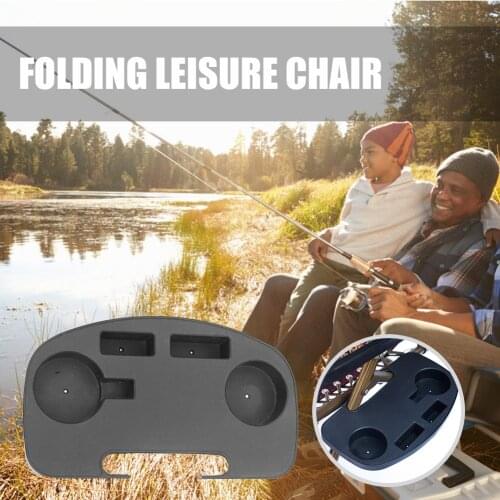 Plastic Chair Drinking Tray Chair Bottle Outdoor Portable Picnic Beach Folding Leisure Easy Fishing Carrying Cup Holder