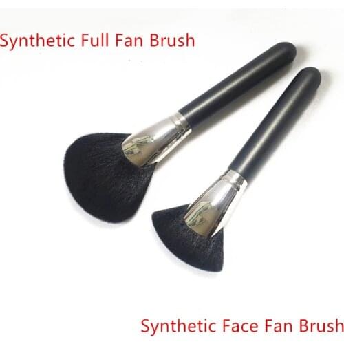 Synthetic Full Fan BRUSH #140S / Small Fan #141S - Face Powder Blush Contour Finish Beauty Cosmetics Tools