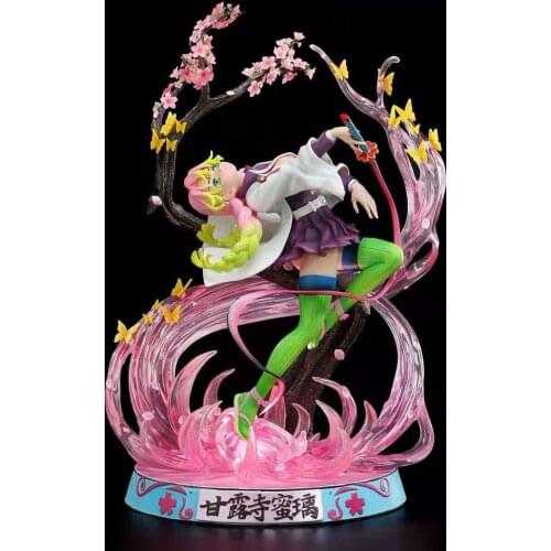 Presale Demon Slayer [Light on] QWD Studio Lianzhu Lianzhu Ganlu Temple Honey Glass GK Limited Edition Handmade Statue Figure