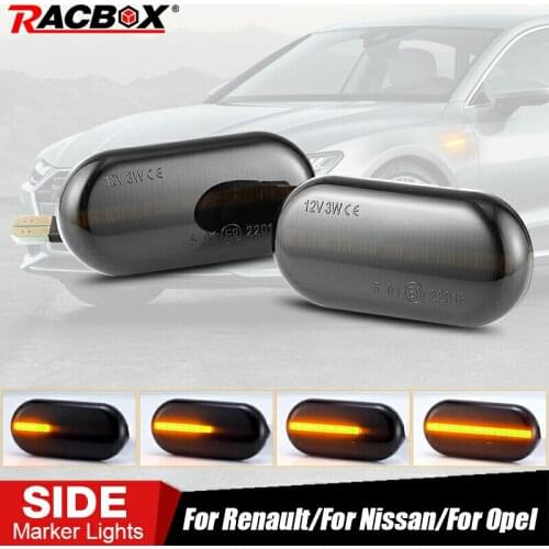 Led Dynamic Side Marker Turn Signal Lights For Renault For Opel For Mercedes-benz Smart For Nissan For Dacia