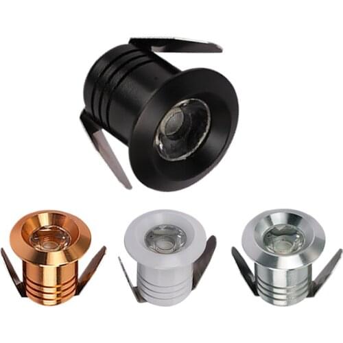 10 Pcs 1W 3W Led Recessed Cabinet Mini Spot Light 110V 220v Downlight DC12V Jewelry Show Led Light Bulb Room Ceiling Lamp