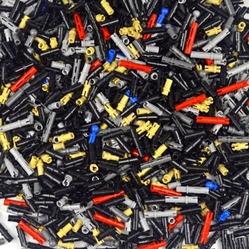 Technic accessories Bulk Brick Pin Peg Beam Axle Connector Studded Beam MOC Multiple size Car Technology Parts Building Blocks