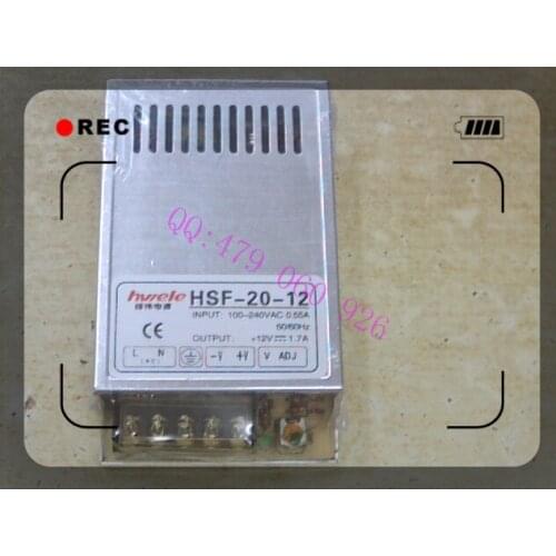 [ZOB] RONGLAN ultra small switching power supply 12V1.7A HSF-20-12 20W --5PCS/LOT