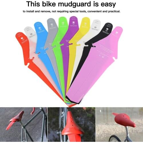 Bicycle Fender Front Mudguard Road Mtb Saddle Fender Quick Release Cycling Bike Fenders Ass Wings Rack Mud Guard Accessories