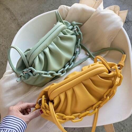 Women Simple Dumplings Messenger Bag Designer Retro 2020New Fashion Cloud Female Crossbody Shoulder Bag Tide Handbag Clutch Bag