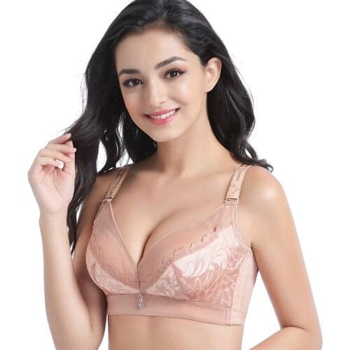 Hot Women Sexy Underwire Padded Up Embroidery Lace Bra 34-40B C Brassiere Bra Push Up Bras