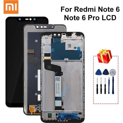 6.26" For Xiaomi Redmi Note 6 LCD Display Screen Replacement For Redmi Note 6 Pro Display 10-Touch