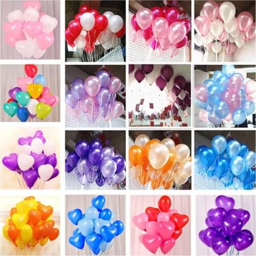 5pcs Heart Latex Balloons 18 30 Birthday Graduation Party Decoration Wedding Balloons Boy Girl Air Ball Anniversaire Accessories
