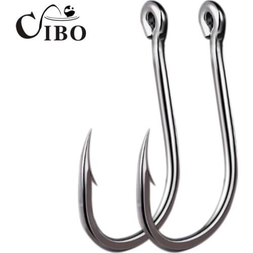 50/100pcs/Lot Fish Hook Barbed Circle Jig Hook High Carbon Steel 2# 4# 6# 8# 10# Carp Fly Fishing Hook Sea Tackle Accessories