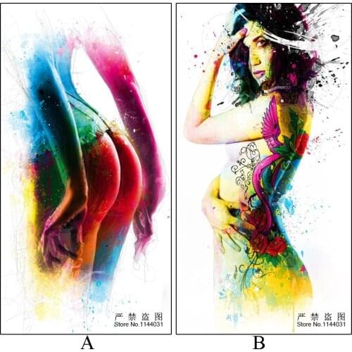 5D Diy Diamond Painting Tattoo Girl Needlework Embroidery Sexy Buttocks Diamond Mosaic Cross Stitch Home Decor Craft