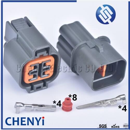 1 set 4 pins auto waterproof connectors PB625-04127 PB621-04120 male or female wiring cable connector adapter wire docking plug