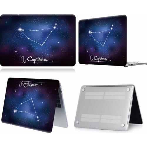 Capricom Pattern New Touch Bar Laptop Case For Apple Macbook 12/Air 11 13 A2337/Pro 13(A2251 A2289) 15 16 /Pro 13 A2338