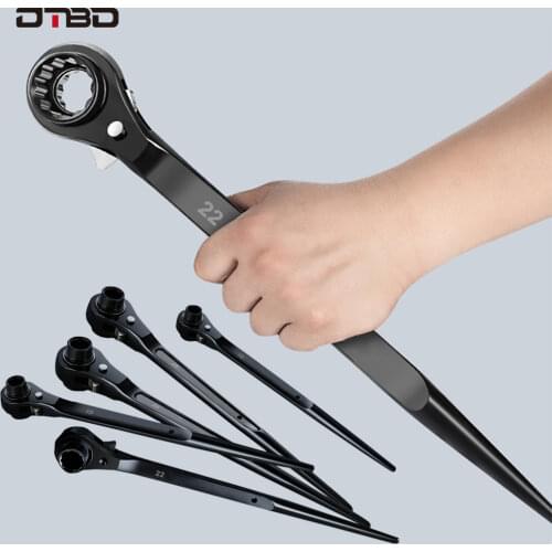 10-41mm Ratchet Wrench Universal Head Wrench Sharp End Socket Wrench Adjustable Socket Adapter Hand Tools