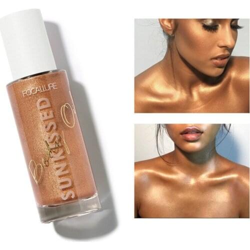 Body Highlighter Brightening Oil Summer Island Creates Glossy Skin Long-lasting Brightening Brightening Oil