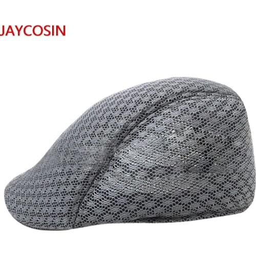 JAYCOSIN 2019 Women Mens And Womens Linen Berets Autumn New Comfortable Breathable Mesh Cap Hot sale L4008013