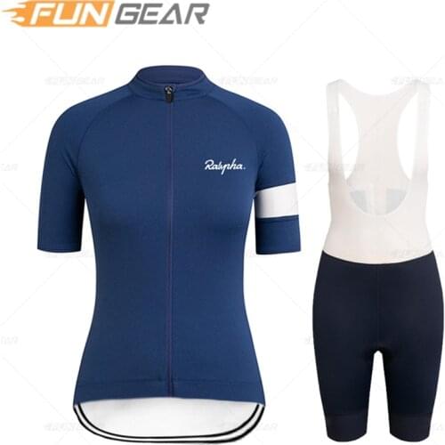 Short Sleeve Jersey Set for Women MTB Cycling Clothing Ropa Ciclismo Summer Cycling Clothes Ladys Triathlon Uniform Breathable