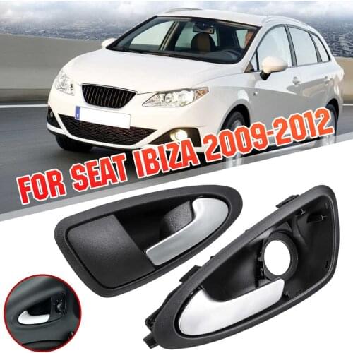 Matte Front Rear Left Right Car Inner Interior Door Handle Handles Open 6J0837114A 6J1837113A For Seat Ibiza 2009 2010 2011 2012