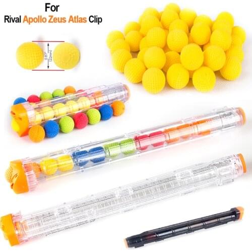 Mega Cartridges Bullets Clip Apollo XV-700 Ball for Rival Zeus Apollo For Nerf Toy Plastic Balls Gun Dart Series Games Airsoft p