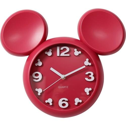 Cartoon Creative Wall Clock Children Room Living Room Wall Clock Modern Design Childrens Bedroom Wall Clock Room Ornament