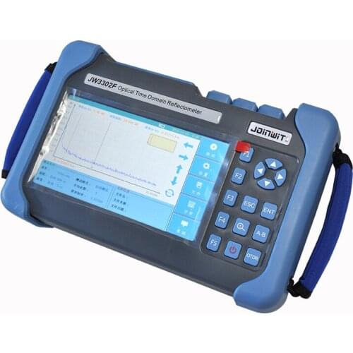 JW3302F S1 OTDR Optical Time Domain Reflector Single mode 1310/ 1550nm 32/30dB Optical OTDR Tester Integrated Touch Screen